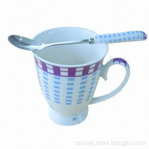 Big capacity mug with spoon